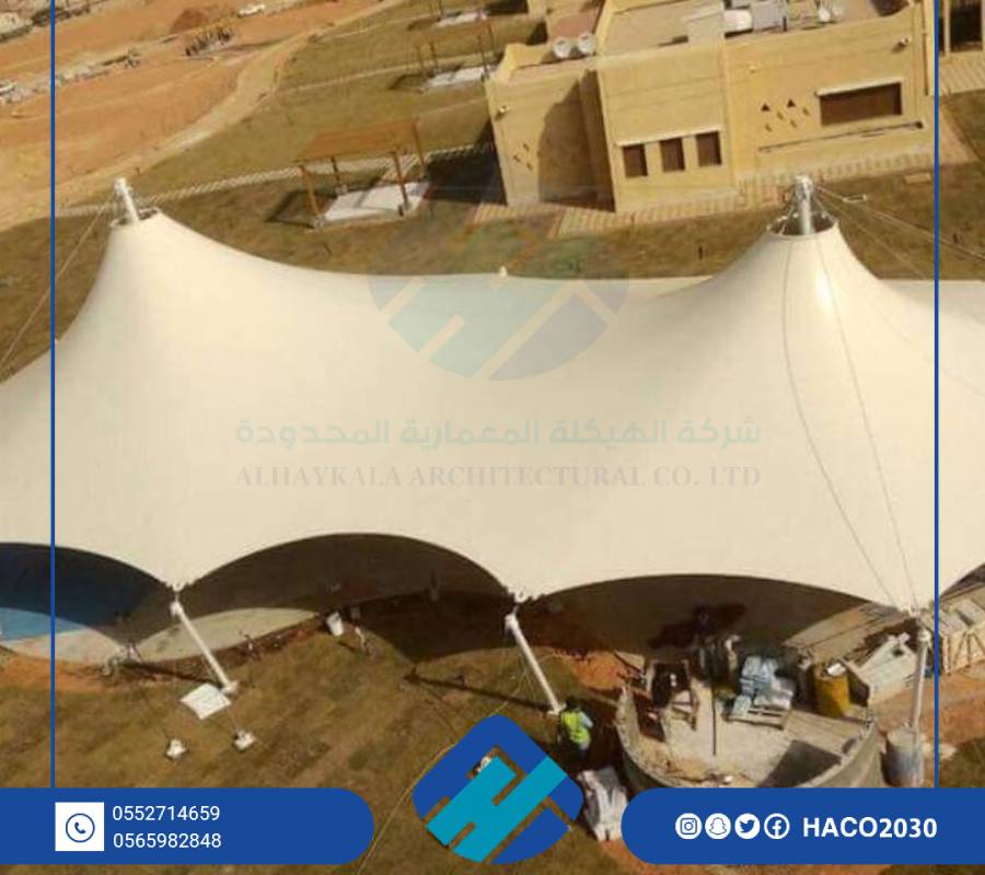 تصميم مظلات مشاريع الرياض