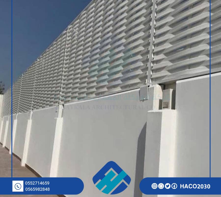 تصاميم السواتر حديد مشغول للحوش بالرياض