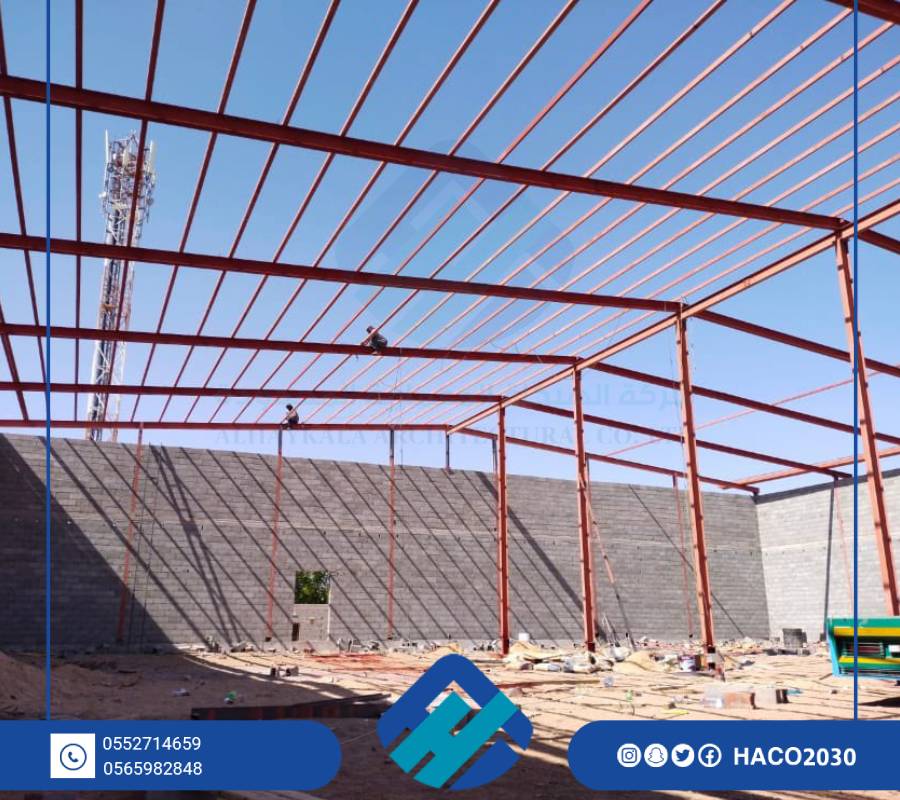 مقاول هناجر حديد الرياض