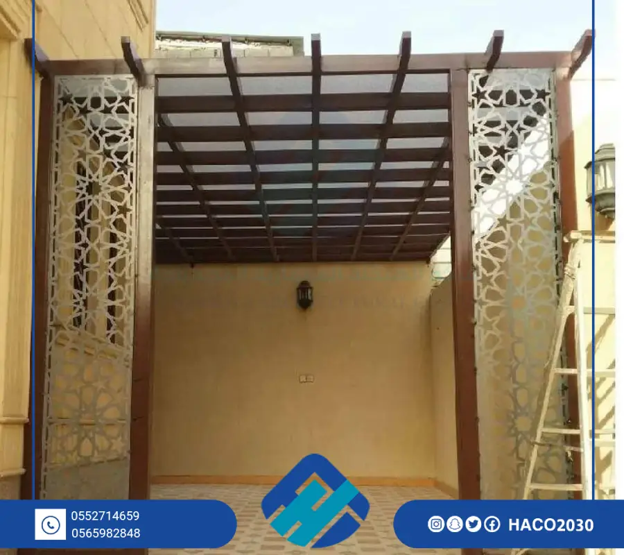 تصميم مظلة ليزر للحدائق بالرياض